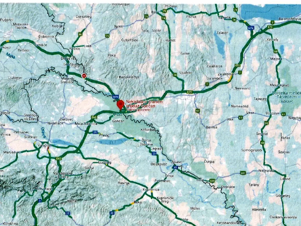 Kontrolné stanovište, bývalý hraničný prechod Duboševica (HR) - Udvar (HU) (otvorené do 15. mája 2025)